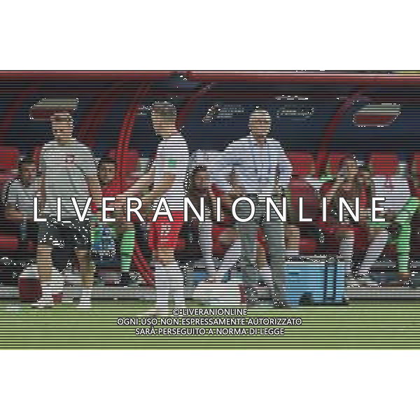 24.06.2018 KAZAN, ARENA KAZAN PILKA NOZNA (FOOTBALL) MISTRZOSTWA SWIATA ROSJA 2018 FIFA WORLD CUP RUSSIA 2018 FAZA GRUPOWA (GROUP STAGE) MECZ GAME POLSKA - KOLUMBIA (POLAND-COLUMBIA) NZ ADAM NAWALKA - TRENER, HEAD COACH, SELEKCJONER ODPADAMY Z MISTRZOSTW SWIATA SMUTEK, PORAZKA FOTO LUKASZ GROCHALA/CYFRASPORT / NEWSPIX.PL --- Newspix.pl AG ALDO LIVERANI SAS ONLY ITALY