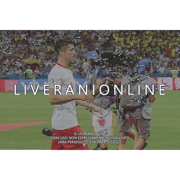 24.06.2018 KAZAN, ARENA KAZAN PILKA NOZNA (FOOTBALL) MISTRZOSTWA SWIATA ROSJA 2018 FIFA WORLD CUP RUSSIA 2018 FAZA GRUPOWA (GROUP STAGE) MECZ GAME POLSKA - KOLUMBIA (POLAND-COLUMBIA) NZ ROBERT LEWANDOWSKI FOTO LUKASZ GROCHALA/CYFRASPORT / NEWSPIX.PL --- Newspix.pl AG ALDO LIVERANI SAS ONLY ITALY