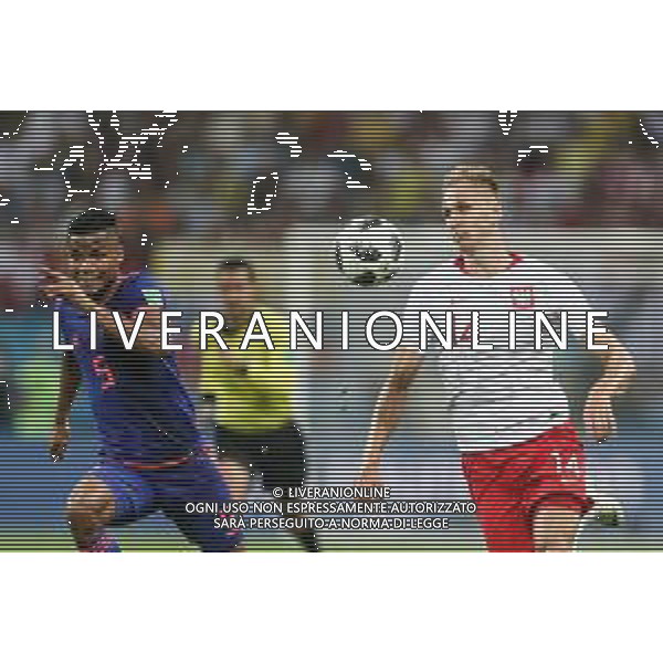 24.06.2018 KAZAN, ARENA KAZAN PILKA NOZNA (FOOTBALL) MISTRZOSTWA SWIATA ROSJA 2018 FIFA WORLD CUP RUSSIA 2018 FAZA GRUPOWA (GROUP STAGE) MECZ GAME POLSKA - KOLUMBIA (POLAND-COLUMBIA) NZ LUKASZ TEODORCZYK FOTO LUKASZ GROCHALA/CYFRASPORT / NEWSPIX.PL --- Newspix.pl AG ALDO LIVERANI SAS ONLY ITALY