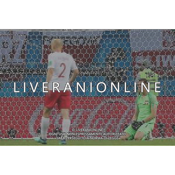 2018.06.24, Kazan , Polska - Kolumbia ,Fifa World Cup Russia 2018 Mistrzostwa swiata w pilce noznej nz Wojciech Szczesny (POL) Michal Pazdan (POL) po stracie drugiej bramki fot. Tomasz Jastrzebowski / Foto Olimpik ----------- 2018.06.24, Kazan, Poland - Colombia ,Fifa World Cup Russia 2018 , nz Wojciech Szczesny (POL) Michal Pazdan (POL) po stracie drugiej bramki fot. Tomasz Jastrzebowski / Foto Olimpik / NEWSPIX.PL --- Newspix.pl AG ALDO LIVERANI SAS ONLY ITALY