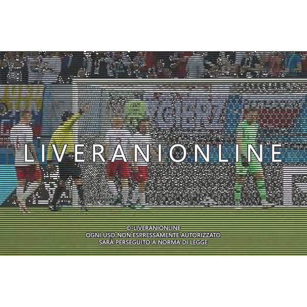 2018.06.24, Kazan , Polska - Kolumbia ,Fifa World Cup Russia 2018 Mistrzostwa swiata w pilce noznej nz Wojciech Szczesny (POL) Michal Pazdan (POL) Maciej Rybus (POL) 3 bramka dla Kolumbii fot. Tomasz Jastrzebowski / Foto Olimpik ----------- 2018.06.24, Kazan, Poland - Colombia ,Fifa World Cup Russia 2018 , nz Wojciech Szczesny (POL) Michal Pazdan (POL) Maciej Rybus (POL) 3 bramka dla Kolumbii fot. Tomasz Jastrzebowski / Foto Olimpik / NEWSPIX.PL --- Newspix.pl AG ALDO LIVERANI SAS ONLY ITALY