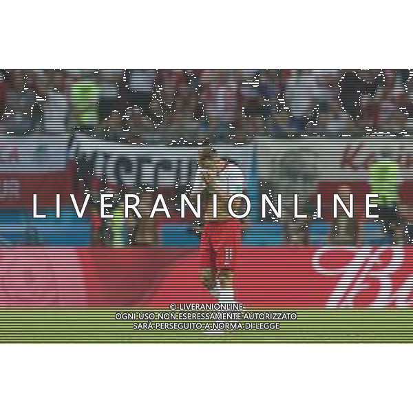 2018.06.24, Kazan , Polska - Kolumbia ,Fifa World Cup Russia 2018 Mistrzostwa swiata w pilce noznej nz Kamil Grosicki (POL) smutek fot. Tomasz Jastrzebowski / Foto Olimpik ----------- 2018.06.24, Kazan, Poland - Colombia ,Fifa World Cup Russia 2018 , nz Kamil Grosicki (POL) smutek fot. Tomasz Jastrzebowski / Foto Olimpik / NEWSPIX.PL --- Newspix.pl AG ALDO LIVERANI SAS ONLY ITALY