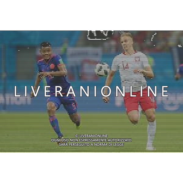 2018.06.24, Kazan , Polska - Kolumbia ,Fifa World Cup Russia 2018 Mistrzostwa swiata w pilce noznej nz Lukasz Teodorczyk (POL), Wilmar Barrios (COL) fot. Tomasz Jastrzebowski / Foto Olimpik ----------- 2018.06.24, Kazan, Poland - Colombia ,Fifa World Cup Russia 2018 , nz Lukasz Teodorczyk (POL), Wilmar Barrios (COL) fot. Tomasz Jastrzebowski / Foto Olimpik / NEWSPIX.PL --- Newspix.pl AG ALDO LIVERANI SAS ONLY ITALY