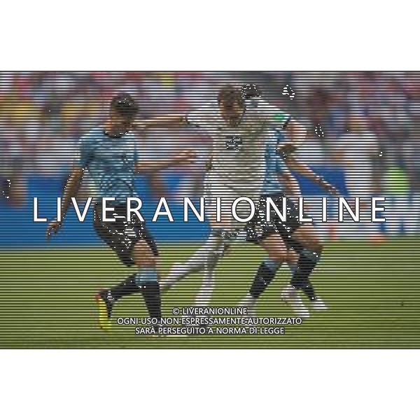 25.06.2018 SAMARA, SAMARA ARENA PILKA NOZNA (FOOTBALL) MISTRZOSTWA SWIATA ROSJA 2018 FIFA WORLD CUP RUSSIA 2018 URUGWAJ - ROSJA (URUGUAY-RUSSIA) NZ ARTEM DZYUBA MATIAS VECINO RODRIGO BENTANCUR FOTO LUKASZ SKWIOT/CYFRASPORT / NEWSPIX.PL --- Newspix.pl AG ALDO LIVERANI SAS-ONLY ITALY