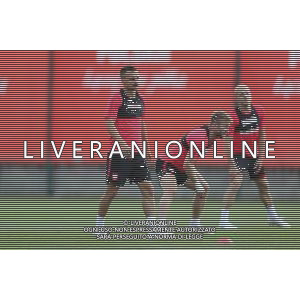 25.06.2018 SOCZI (SOCHI), ROSJA (RUSSIA) PILKA NOZNA (FOOTBALL) MISTRZOSTWA SWIATA ROSJA 2018 FIFA WORLD CUP RUSSIA 2018 TRENING WYROWNAWCZY REPREZENTACJI POLSKI PO MECZU Z KOLUMBIA NZ SLAWOMIR PESZKO, JAKUB BLASZCZYKOWSKI, RAFAK KURZAWA FOTO LUKASZ GROCHALA/CYFRASPORT / NEWSPIX.PL --- Newspix.pl Polish national team training in Sochi, part of the players training on the pitch, those who played with Colombia are training in the hotel, by the pool POLAND OUT!!! AG ALDO LIVERANI SAS-ONLY ITALY