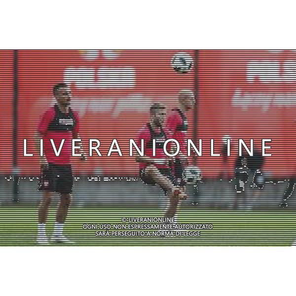 25.06.2018 SOCZI (SOCHI), ROSJA (RUSSIA) PILKA NOZNA (FOOTBALL) MISTRZOSTWA SWIATA ROSJA 2018 FIFA WORLD CUP RUSSIA 2018 TRENING WYROWNAWCZY REPREZENTACJI POLSKI PO MECZU Z KOLUMBIA NZ SLAWOMIR PESZKO, JAKUB BLASZCZYKOWSKI FOTO LUKASZ GROCHALA/CYFRASPORT / NEWSPIX.PL --- Newspix.pl Polish national team training in Sochi, part of the players training on the pitch, those who played with Colombia are training in the hotel, by the pool POLAND OUT!!! AG ALDO LIVERANI SAS-ONLY ITALY