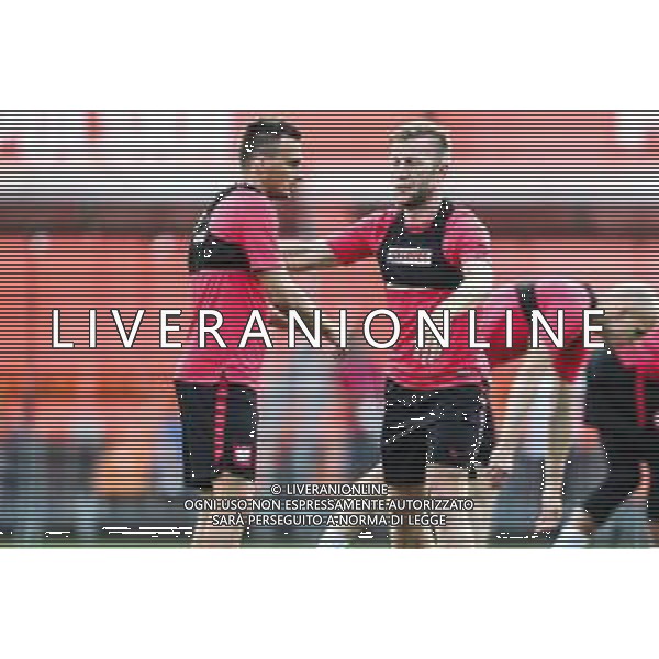 25.06.2018 SOCZI (SOCHI), ROSJA (RUSSIA) PILKA NOZNA (FOOTBALL) MISTRZOSTWA SWIATA ROSJA 2018 FIFA WORLD CUP RUSSIA 2018 TRENING WYROWNAWCZY REPREZENTACJI POLSKI PO MECZU Z KOLUMBIA NZ SLAWOMIR PESZKO, JAKUB BLASZCZYKOWSKI FOTO LUKASZ GROCHALA/CYFRASPORT / NEWSPIX.PL --- Newspix.pl Polish national team training in Sochi, part of the players training on the pitch, those who played with Colombia are training in the hotel, by the pool POLAND OUT!!! AG ALDO LIVERANI SAS-ONLY ITALY