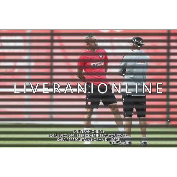 25.06.2018 SOCZI (SOCHI), ROSJA (RUSSIA) PILKA NOZNA (FOOTBALL) MISTRZOSTWA SWIATA ROSJA 2018 FIFA WORLD CUP RUSSIA 2018 TRENING WYROWNAWCZY REPREZENTACJI POLSKI PO MECZU Z KOLUMBIA NZ KAMIL GLIK, ADAM NAWALKA - TRENER, HEAD COACH, SELEKCJONER FOTO LUKASZ GROCHALA/CYFRASPORT / NEWSPIX.PL --- Newspix.pl Polish national team training in Sochi, part of the players training on the pitch, those who played with Colombia are training in the hotel, by the pool POLAND OUT!!! AG ALDO LIVERANI SAS-ONLY ITALY