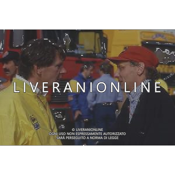 RETROSPETTIVA John Edward Barnard è un progettista britannico. Ha lavorato per varie scuderie importanti di Formula 1 tra le quali McLaren, Ferrari e Benetton. NELLA FOTO JOHN BARNARD CON NIKI LAUDA AG ALDO LIVERANI SAS