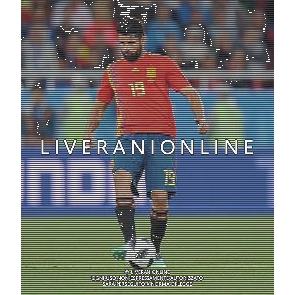 2018.06.25 Kaliningrad Pilka nozna Mistrzostwa Swiata w Rosji Rosja 2018 Hiszpania - Maroko N/z Diego Costa of Spain Foto Norbert Barczyk / PressFocus 2018.06.25 Kaliningrad Football 2018 FIFA World Cup in Russia Spain v Morocco Credit: Norbert Barczyk / PressFocus / NEWSPIX.PL --- Newspix.pl AG ALDO LIVERANI SAS-ONLY ITALY