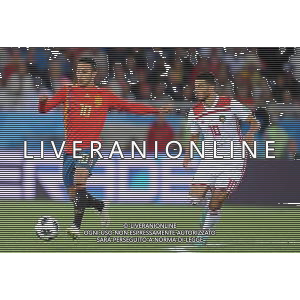 2018.06.25 Kaliningrad Pilka nozna Mistrzostwa Swiata w Rosji Rosja 2018 Hiszpania - Maroko N/z Thiago of Spain Younes Belhanda of Morocco Foto Norbert Barczyk / PressFocus 2018.06.25 Kaliningrad Football 2018 FIFA World Cup in Russia Spain v Morocco Credit: Norbert Barczyk / PressFocus / NEWSPIX.PL --- Newspix.pl AG ALDO LIVERANI SAS-ONLY ITALY