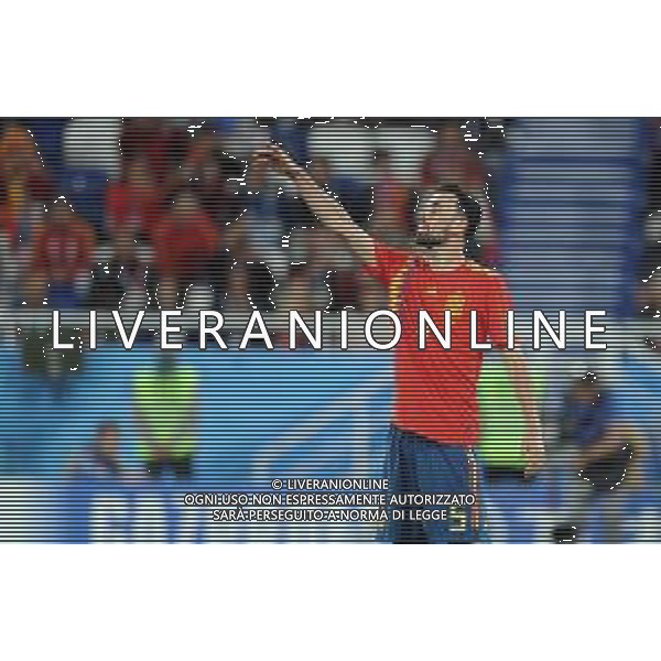 2018.06.25 Kaliningrad Pilka nozna Mistrzostwa Swiata w Rosji Rosja 2018 Hiszpania - Maroko N/z Sergio Busquets of Spain Foto Norbert Barczyk / PressFocus 2018.06.25 Kaliningrad Football 2018 FIFA World Cup in Russia Spain v Morocco Credit: Norbert Barczyk / PressFocus / NEWSPIX.PL --- Newspix.pl AG ALDO LIVERANI SAS-ONLY ITALY