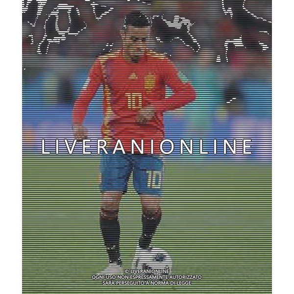 2018.06.25 Kaliningrad Pilka nozna Mistrzostwa Swiata w Rosji Rosja 2018 Hiszpania - Maroko N/z Thiago of Spain Foto Norbert Barczyk / PressFocus 2018.06.25 Kaliningrad Football 2018 FIFA World Cup in Russia Spain v Morocco Credit: Norbert Barczyk / PressFocus / NEWSPIX.PL --- Newspix.pl AG ALDO LIVERANI SAS-ONLY ITALY