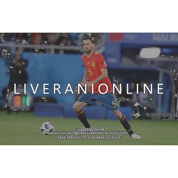 2018.06.25 Kaliningrad Pilka nozna Mistrzostwa Swiata w Rosji Rosja 2018 Hiszpania - Maroko N/z Sergio Busquets of Spain Foto Norbert Barczyk / PressFocus 2018.06.25 Kaliningrad Football 2018 FIFA World Cup in Russia Spain v Morocco Credit: Norbert Barczyk / PressFocus / NEWSPIX.PL --- Newspix.pl AG ALDO LIVERANI SAS-ONLY ITALY