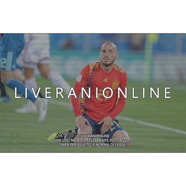 2018.06.25 Kaliningrad Pilka nozna Mistrzostwa Swiata w Rosji Rosja 2018 Hiszpania - Maroko N/z David Silva of Spain Foto Norbert Barczyk / PressFocus 2018.06.25 Kaliningrad Football 2018 FIFA World Cup in Russia Spain v Morocco Credit: Norbert Barczyk / PressFocus / NEWSPIX.PL --- Newspix.pl AG ALDO LIVERANI SAS-ONLY ITALY