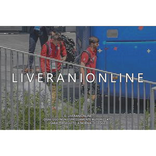 WYJAZD KADY Z NA MECZ Z JAPONIA N/Z MUNDIAL 2018 27.06.2018 TOBIASZ/NEWSPIX NZ BARTOSZ BERESZYNSKI I PIOTR ZIELINSKI --- Newspix.pl Polish footballers are leaving for a match with Japan in Volgograd / AGENZIA ALDO LIVERANI SAS - ITALY ONLY EDITORIAL USE ONLY / AGENZIA ALDO LIVERANI SAS - ITALY ONLY EDITORIAL USE ONLY - I calciatori della nazionale della Polonia lasciano Sochi per la partita di domani contro il Giappone a Volgograd - Mondiali Russia 27.06.2018