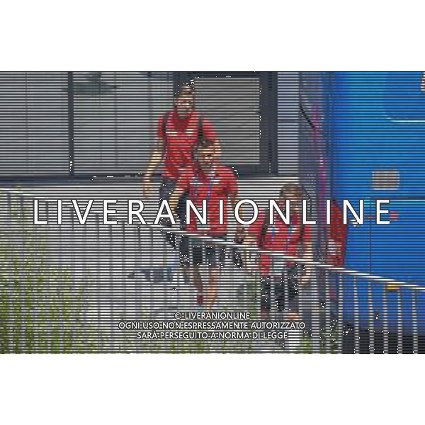 WYJAZD KADY Z NA MECZ Z JAPONIA N/Z MUNDIAL 2018 27.06.2018 TOBIASZ/NEWSPIX KUBA JAKUB BLASZCZYKOWSKI SLAWOMIR PESZKO JAN BEDNAREK --- Newspix.pl Polish footballers are leaving for a match with Japan in Volgograd / AGENZIA ALDO LIVERANI SAS - ITALY ONLY EDITORIAL USE ONLY / AGENZIA ALDO LIVERANI SAS - ITALY ONLY EDITORIAL USE ONLY - I calciatori della nazionale della Polonia lasciano Sochi per la partita di domani contro il Giappone a Volgograd - Mondiali Russia 27.06.2018