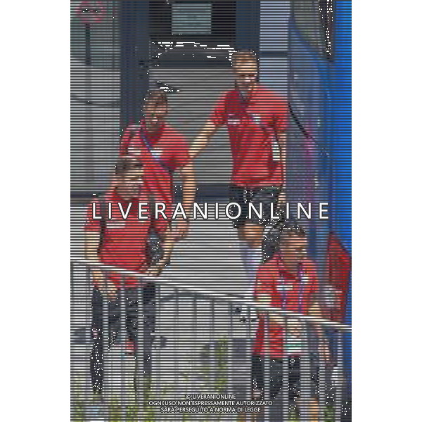 WYJAZD KADY Z NA MECZ Z JAPONIA N/Z SLAWOMIR PESZKO JAN BEDNAREK THIAGO CIONEK LUKASZ TEODORCZYK MUNDIAL 2018 27.06.2018 TOBIASZ/NEWSPIX --- Newspix.pl Polish footballers are leaving for a match with Japan in Volgograd / AGENZIA ALDO LIVERANI SAS - ITALY ONLY EDITORIAL USE ONLY / AGENZIA ALDO LIVERANI SAS - ITALY ONLY EDITORIAL USE ONLY - I calciatori della nazionale della Polonia lasciano Sochi per la partita di domani contro il Giappone a Volgograd - Mondiali Russia 27.06.2018