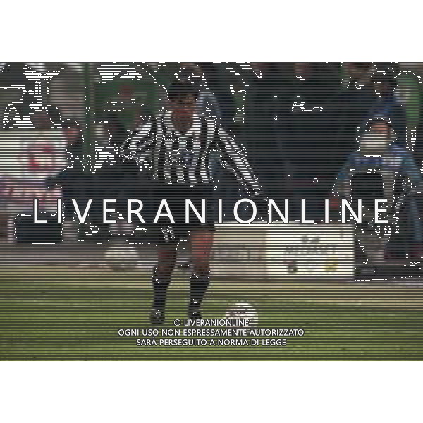 13-01-1999 TORINO - COPPA ITALIA JUVENTUS BOLOGNA 1-2 NELLA FOTO DANIEL FONSECA AG ALDO LIVERANI SAS