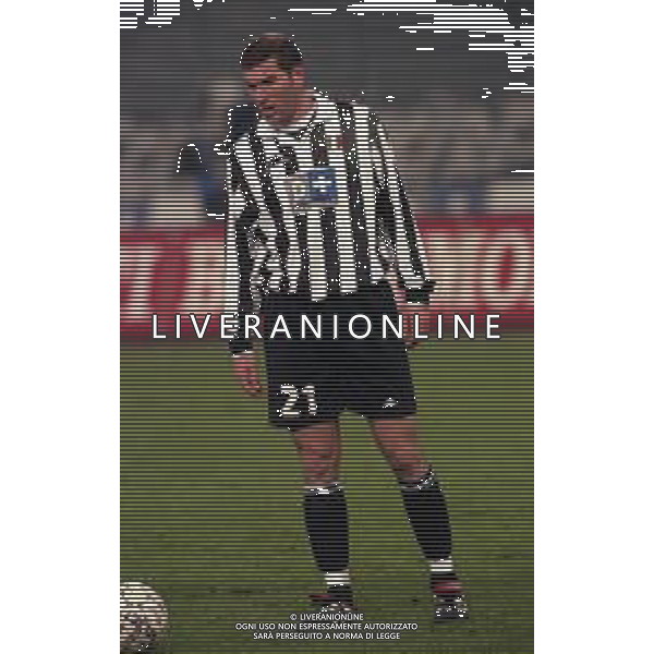 13-01-1999 TORINO - COPPA ITALIA JUVENTUS BOLOGNA 1-2 NELLA FOTO ZINEDINE ZIDANE AG ALDO LIVERANI SAS