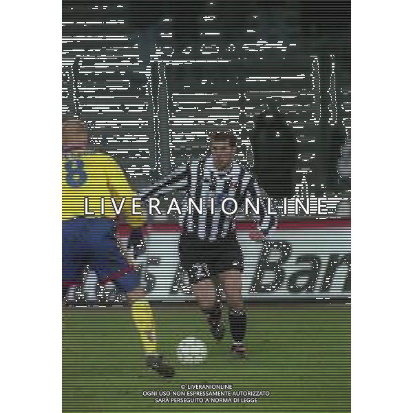13-01-1999 TORINO - COPPA ITALIA JUVENTUS BOLOGNA 1-2 NELLA FOTO ZINEDINE ZIDANE AG ALDO LIVERANI SAS