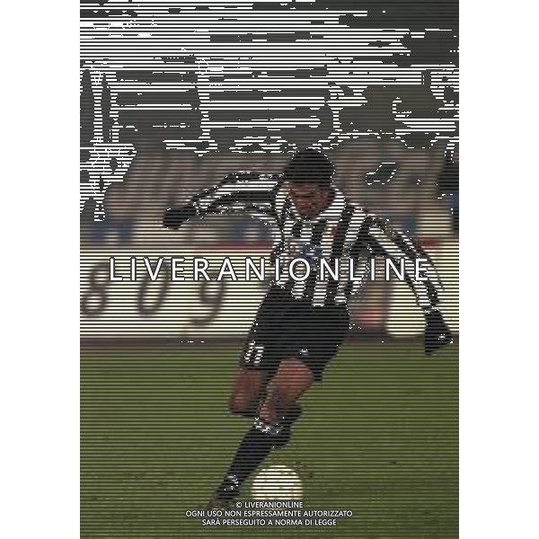 13-01-1999 TORINO - COPPA ITALIA JUVENTUS BOLOGNA 1-2 NELLA FOTO DANIEL FONSECA AG ALDO LIVERANI SAS