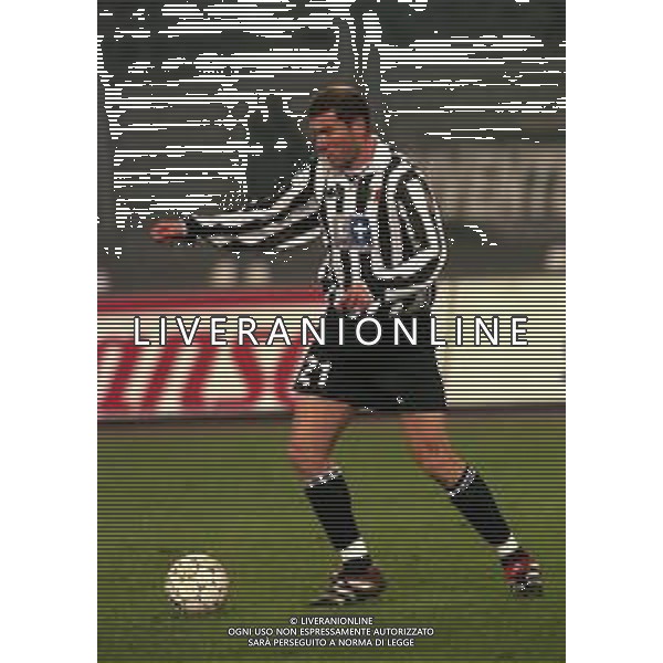 13-01-1999 TORINO - COPPA ITALIA JUVENTUS BOLOGNA 1-2 NELLA FOTO ZINEDINE ZIDANE AG ALDO LIVERANI SAS