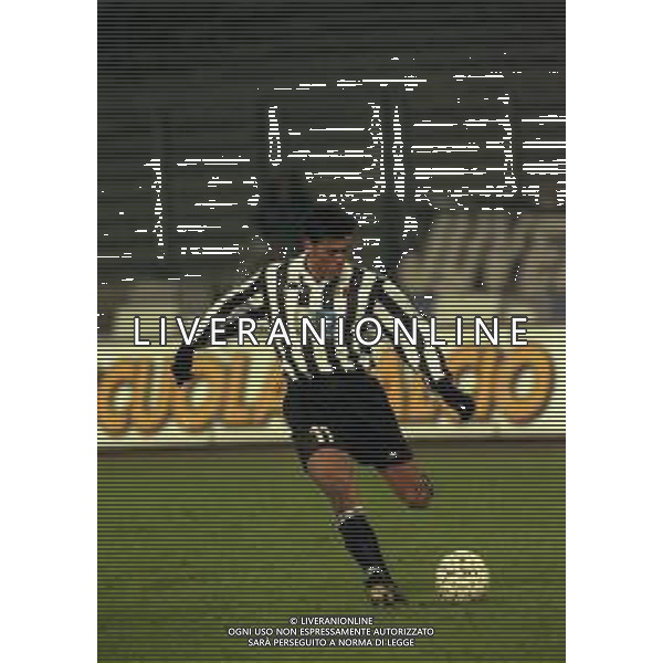 13-01-1999 TORINO - COPPA ITALIA JUVENTUS BOLOGNA 1-2 NELLA FOTO DANIEL FONSECA AG ALDO LIVERANI SAS