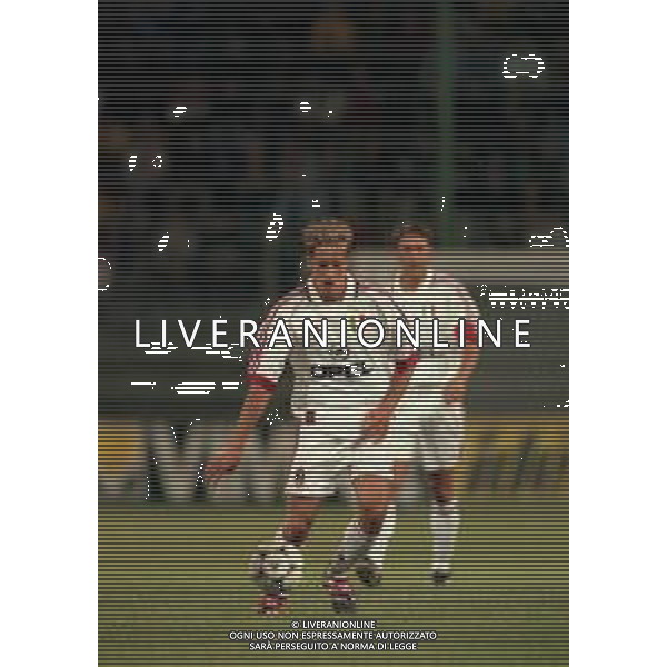 13-08-1999 TRIESTE-TROFEO NEREO ROCCO MILAN BENFICA NELLA FOTO MASSIMO AMBROSINI AG ALDO LIVERANI SAS