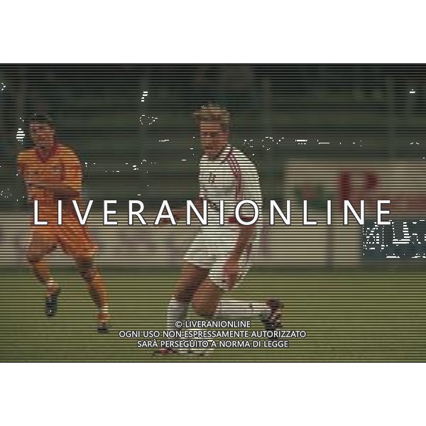 13-08-1999 TRIESTE-TROFEO NEREO ROCCO MILAN BENFICA NELLA FOTO MASSIMO AMBROSINI AG ALDO LIVERANI SAS