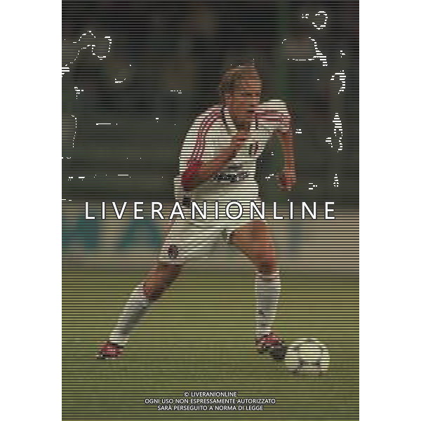 13-08-1999 TRIESTE-TROFEO NEREO ROCCO MILAN BENFICA NELLA FOTO MASSIMO AMBROSINI AG ALDO LIVERANI SAS
