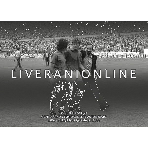 14-06-1973 TORINO-AMICHEVOLE ITALIA INGHILTERRA 2-0 NELLA FOTO TARCISIO BURGNICH AG ALDO LIVERANI SAS