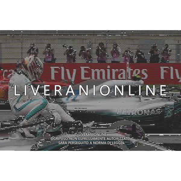 Lewis Hamilton (GBR) Mercedes AMG F1 W09 and Valtteri Bottas (FIN) Mercedes AMG F1. 30.06.2018. Formula 1 World Championship, Rd 9, Austrian Grand Prix, Spielberg, Austria, Qualifying Day. / AGENZIA ALDO LIVERANI SAS - ITALY ONLY EDITORIAL USE ONLY - F1 Gp Austria, Prove Ufficiali Qualifiche 30.06.2018