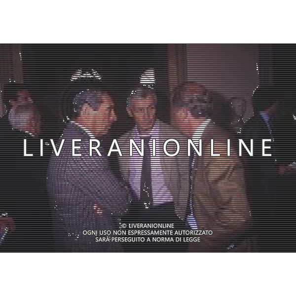 RETROSPETTIVA ARCADIO VENTURI ALLENATORE NELLA FOTO ARCADIO VENTURI ALLENATORE IN SECONDA INTER CON GIOVANNI TRAPATTONI E PROFESSOR FUMAGALLI AG ALDO LIVERANI SAS