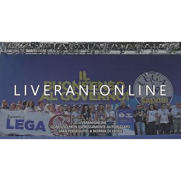 Raduno della Lega Nazionale a Pontida 2018 Pontida (BG) - 01.07.2018 Nella Foto:I senatori della Lega /Ph.Vitez-Ag. Aldo Liverani