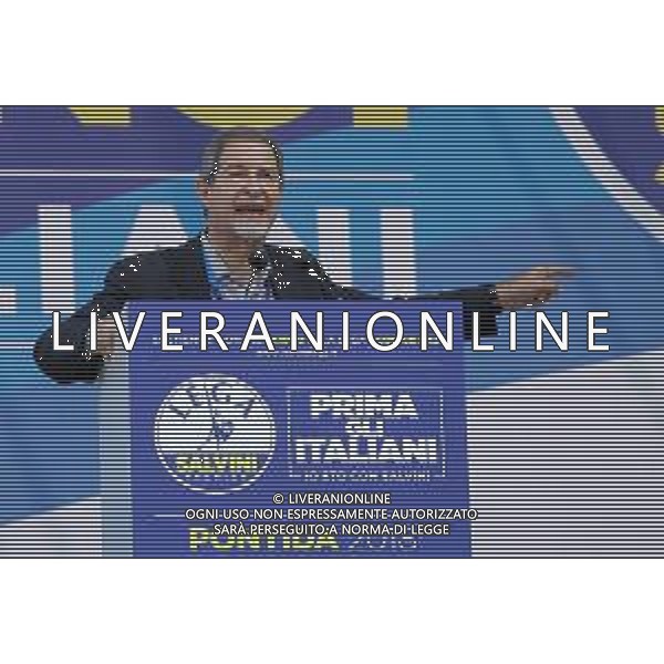 Raduno della Lega Nazionale a Pontida 2018 Pontida (BG) - 01.07.2018 Nella Foto:Nello Musumeci /Ph.Vitez-Ag. Aldo Liverani