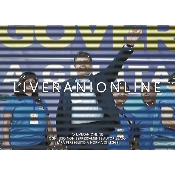 Raduno della Lega Nazionale a Pontida 2018 Pontida (BG) - 01.07.2018 Nella Foto:Giovanni Toti /Ph.Vitez-Ag. Aldo Liverani