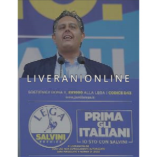 Raduno della Lega Nazionale a Pontida 2018 Pontida (BG) - 01.07.2018 Nella Foto:Giovanni Toti /Ph.Vitez-Ag. Aldo Liverani
