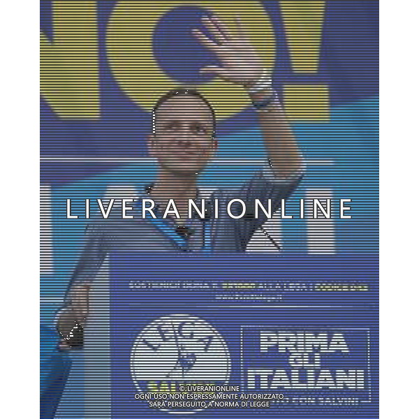 Raduno della Lega Nazionale a Pontida 2018 Pontida (BG) - 01.07.2018 Nella Foto:Massimiliano Fedriga /Ph.Vitez-Ag. Aldo Liverani