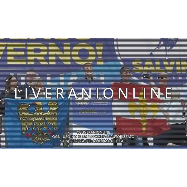 Raduno della Lega Nazionale a Pontida 2018 Pontida (BG) - 01.07.2018 Nella Foto:Massimiliano Fedriga /Ph.Vitez-Ag. Aldo Liverani