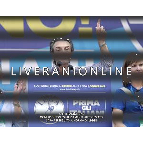 Raduno della Lega Nazionale a Pontida 2018 Pontida (BG) - 01.07.2018 Nella Foto:Attilio Fontana /Ph.Vitez-Ag. Aldo Liverani