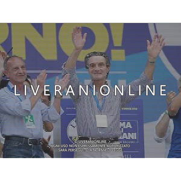 Raduno della Lega Nazionale a Pontida 2018 Pontida (BG) - 01.07.2018 Nella Foto:Attilio Fontana /Ph.Vitez-Ag. Aldo Liverani