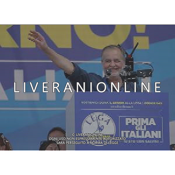 Raduno della Lega Nazionale a Pontida 2018 Pontida (BG) - 01.07.2018 Nella Foto:Roberto Calderoli /Ph.Vitez-Ag. Aldo Liverani
