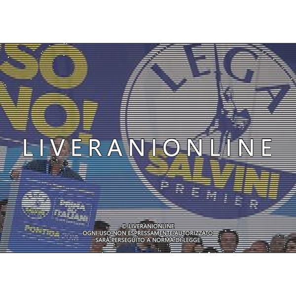 Raduno della Lega Nazionale a Pontida 2018 Pontida (BG) - 01.07.2018 Nella Foto:Roberto Calderoli /Ph.Vitez-Ag. Aldo Liverani