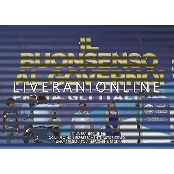 Raduno della Lega Nazionale a Pontida 2018 Pontida (BG) - 01.07.2018 Nella Foto:Lorenzo Fontana /Ph.Vitez-Ag. Aldo Liverani