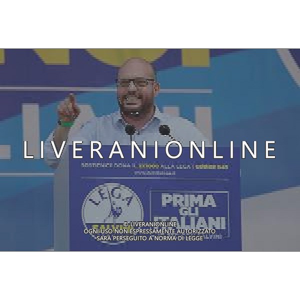 Raduno della Lega Nazionale a Pontida 2018 Pontida (BG) - 01.07.2018 Nella Foto:Lorenzo Fontana /Ph.Vitez-Ag. Aldo Liverani