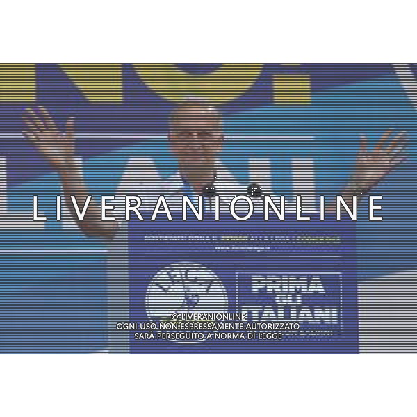 Raduno della Lega Nazionale a Pontida 2018 Pontida (BG) - 01.07.2018 Nella Foto:Marco Bussetti /Ph.Vitez-Ag. Aldo Liverani