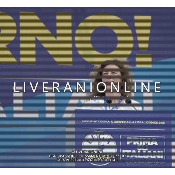 Raduno della Lega Nazionale a Pontida 2018 Pontida (BG) - 01.07.2018 Nella Foto:Erica Stefani /Ph.Vitez-Ag. Aldo Liverani