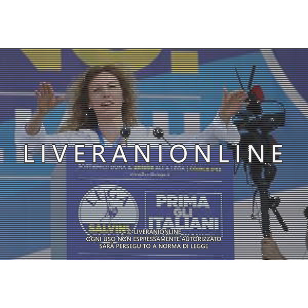 Raduno della Lega Nazionale a Pontida 2018 Pontida (BG) - 01.07.2018 Nella Foto:Erica Stefani /Ph.Vitez-Ag. Aldo Liverani