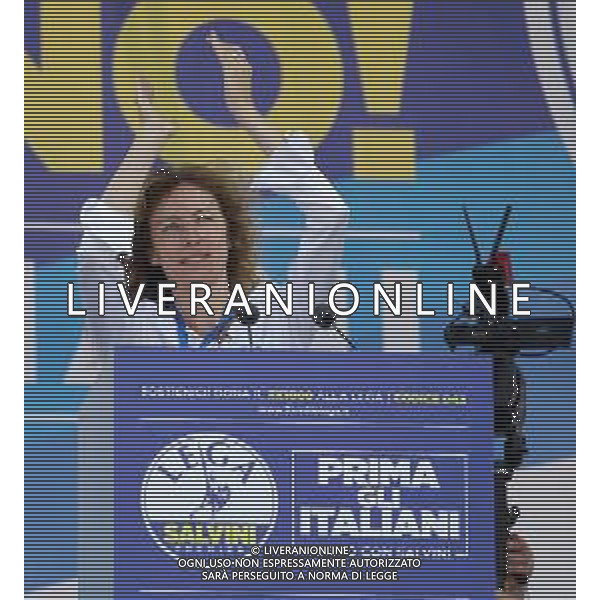 Raduno della Lega Nazionale a Pontida 2018 Pontida (BG) - 01.07.2018 Nella Foto:Erica Stefani /Ph.Vitez-Ag. Aldo Liverani